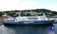 Panorama at Scarborough Port, Tobago